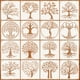 thumbnail image 1 of 16 plantillas Árbol de la Vida para pintar madera con aerógrafo, natural, 1 of 1