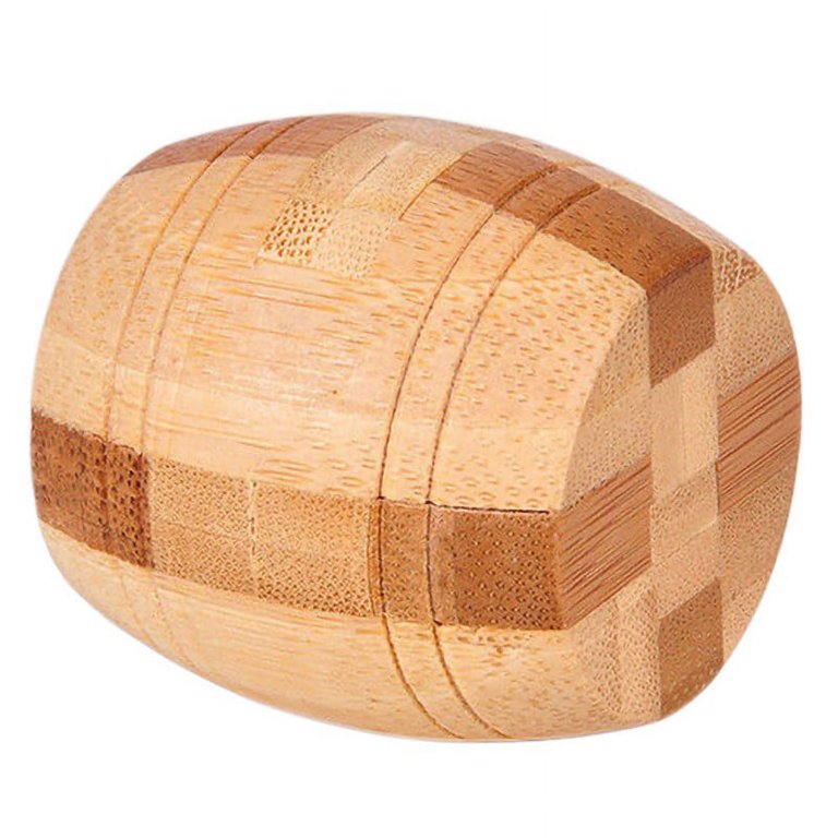 Deepablaze IQ Brain Teaser Lock 3D Wooden Interlocking Burr