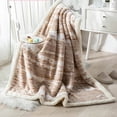 thumbnail image 2 of Reversible Faux Fur Blanket, Your Winter Companion for Cozy Nights, 2 of 6