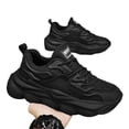 thumbnail image 5 of Men'S Fashionable Dad Shoes for Spring,| Lightweight, Breathable, Thick-Soled ,Ideal for Running, Walking, and Evening Events Reflective Details Canvas Sneakers, 5 of 5
