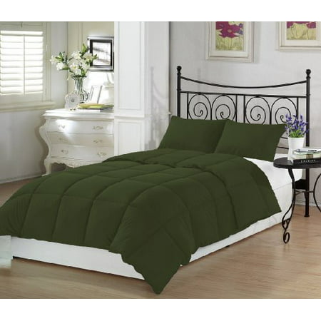 Cypress Army Green Twin Extra Long Comforter Set By Ivy Union