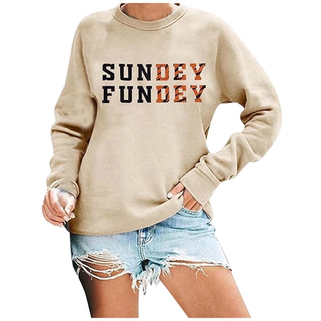 Chandail de Sport Décontracté à Manches Longues et Col Rond Imprimé Rugby pour Femmes Automne et Hiver (1) Veste à Fermeture Éclair avant pour Femmes, Sweat à Capuche à Fermeture à Glissière Coloré pour Femmes, Sweat Extra Long pour Femmes, Sweat à Capuche pour Chien