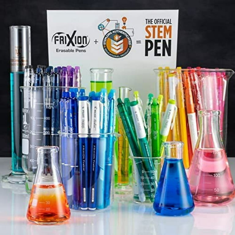 Pilot FriXion Colors Erasable Marker Pen, Bold Point, Assorted Ink, 12-Pack