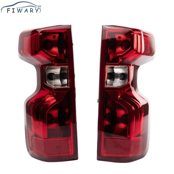 FIWARY 2pcs Tail lights Assembly for 2019-2023 Chevy Silverado 1500 GM2800308, GM2801308