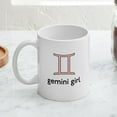 thumbnail image 4 of CafePress - Gemini Girl Mug - 11 oz Ceramic Mug - Novelty Coffee Tea Cup, 4 of 6
