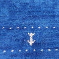 thumbnail image 5 of Rugsotic Carpets Handmade Rugs Hand Knotted Loom Rectangle 9'x12' Blue Silk Mix for Indoor Use, 5 of 5