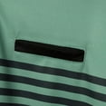 thumbnail image 6 of Summer Savings Clearance! Ecqkame Men Shirt Men's Striped Zip-Up Lapel Short Sleeve Top Sports Lapel Shirt Top Mens Shirt Green XXXL, 6 of 8