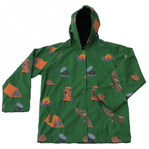 Foxfire FOX-601-37-6 Imperméable de Camping pour Enfants, Vert - Taille 6