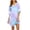 Tie Dye, variant on Ekouaer Nightgowns for Women Bamboo Viscose Nightgown Short Sleeve Sleep Shirts V Neck Nightshirt Soft Sleepwear
