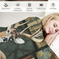 thumbnail image 3 of ONETECH Hunting Deer Blanket Soft Lightweight Camo Elk Flannel Blanket Cozy Warm Bedding Decor Fuzzy Plush Throw Blanket Gifts for Lover Boys Girls Kids Women Adults Bed Travel, 3 of 6