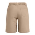 thumbnail image 6 of School Uniform for Boys Girls Classic Pull On Elastic Back Shorts with Pockets Boys Khaki Shorts Boys Back To School Clothes Little Boys Shorts Size 5-6 Years, 6 of 8
