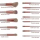 thumbnail image 2 of Juego De Brochas Profesionales De 25 Piezas Con 13 Brochas, 2 of 7