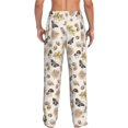 thumbnail image 6 of Cauagu nuts leaf Butterfly Mens Pajama Pants Sleep & Lounge Pants,PJ Bottoms with Pockets-Medium, 6 of 7