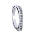 thumbnail image 3 of 2.00Ct Round Cut Natural Diamond Euro Style Square Anniversary Wedding Eternity Band Ring 18k Gold G SI1, 3 of 3