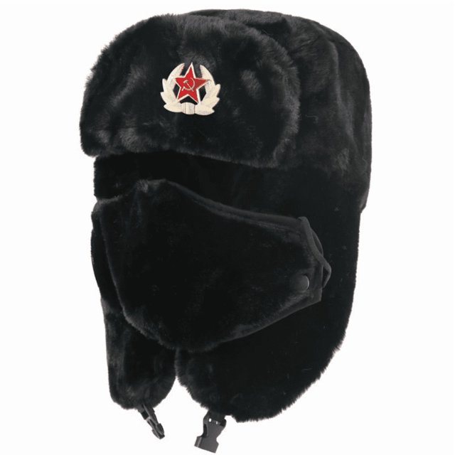jfhsbd Ornament Imitation Rabbit Fur Outdoor Hat, Full Hair Thermal Hat, Cold-Proof Ear Hat