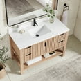 thumbnail image 4 of Vitre 48" Single Sink Bath Vanity in Aged Natural Oak with Composite Stone Top, 4 of 16