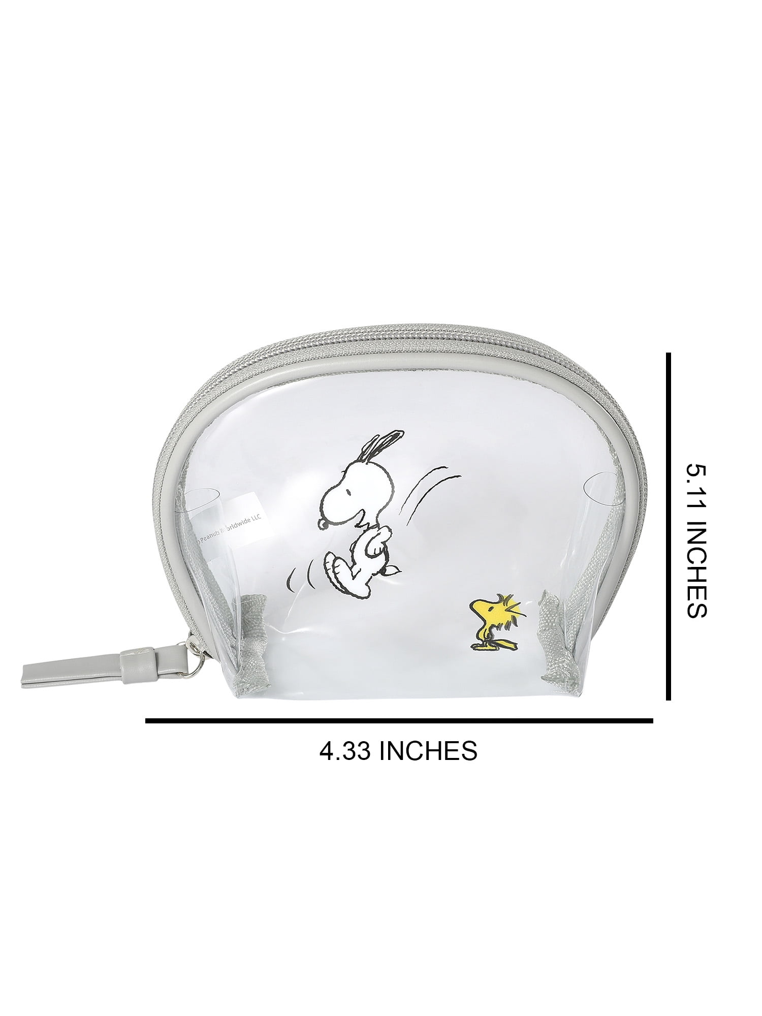 Peanuts Girls/Tween Snoopy Small Clear Dome Travel Bag