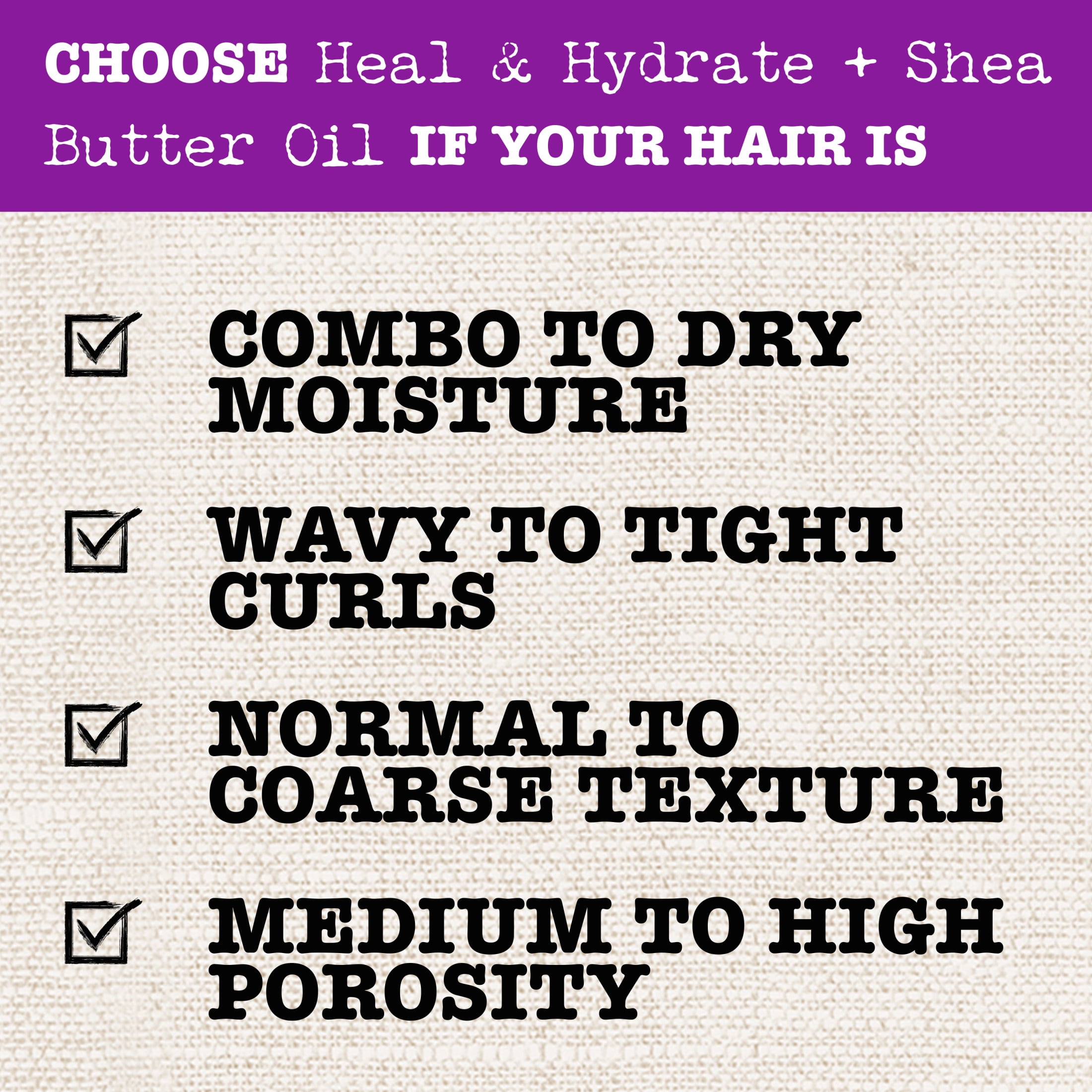 Maui Moisture Heal & Hydrate + Shea Butter Shampoo to Deeply Moisturize Tight Curly Hair, 13 fl oz  (图4)