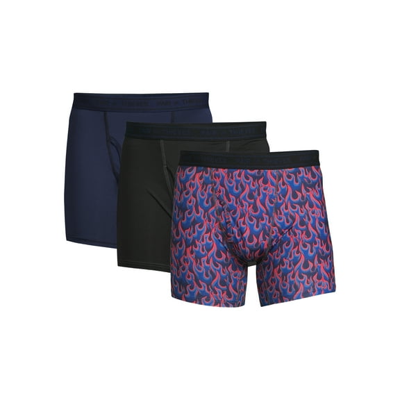 Pair of Thieves Men's 4-Way Performance Stretch Boxer Briefs, 3-Pack