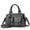 Dark Grey, variant on Satchel Handbags for Women Crossbody Tote Bags Medium Purse Top Handle Vegan Leather Shoulder Bag with Pendant
