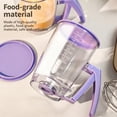 thumbnail image 4 of Pancake Batter Dispenser, Dispenser with Squeeze Handle, Measuring Marks for Pancakes, Waffles, Muffins, Crepes & Cupcakes Baking Tool(Purple), 4 of 4