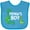 Turquoise, variant on Inktastic Pepaw's Boy Grandson Boys Baby Bib