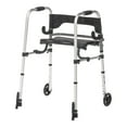 thumbnail image 4 of Drive Medical Clever Lite LS Rollator Walker with Seat and Push Down Brakes, 4 of 8
