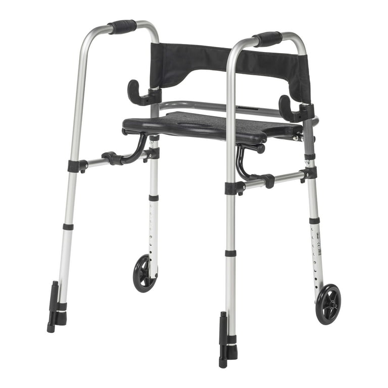 Drive Medical Clever Lite LS Rollator Walker for Seniors