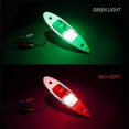 thumbnail image 4 of LED Red+Green Flush Mount Marine Boat RV LED Side Navigation Lights Stainless Steel Waterproof for, 4 of 5