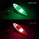 thumbnail image 4 of LED Red+Green Flush Mount Marine Boat RV LED Side Navigation Lights Stainless Steel Waterproof for, 4 of 5