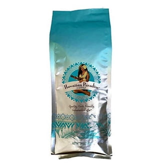 Hawaiian Paradise Coffee 100% Kona Coffee, 8oz Bag Whole Bean