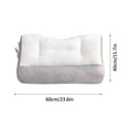 thumbnail image 5 of YHAICO Pillow Pillows King Size Neck Support Traction Pillow with Washable Insert,Medium Size 40x60cm【Folded for Shipping】, 5 of 6