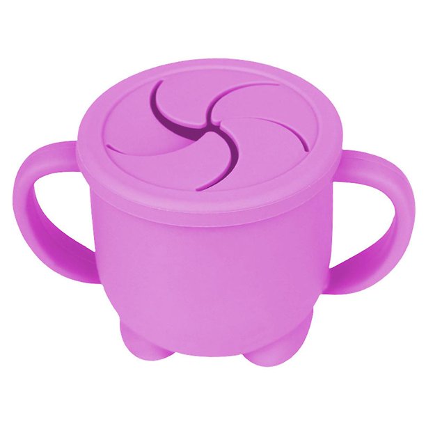 Recipiente antiderrames de silicona para niños y bebés: recipiente antiderrames para cereales para niños