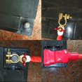 thumbnail image 4 of Brass Battery Terminal Connector Clamps, Ampper Top Post Battery Terminals Clamp Set for Marine Car Boat RV Vehicles (1 Pair), 4 of 8