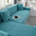 thumbnail image 5 of ACMDL  Elastic Sofa Cover for Living Room 1/2/3/4 Seater Thick Polar Fleece L-Shaped Corner Sofa Cover Armchair Protector, 5 of 7