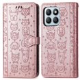 thumbnail image 4 of Funda Cartera FOXDOCK para Honor X8b 4G , Flip PU con Relieve de Gatos y Perros, Tarjetero y Soporte, 4 of 6