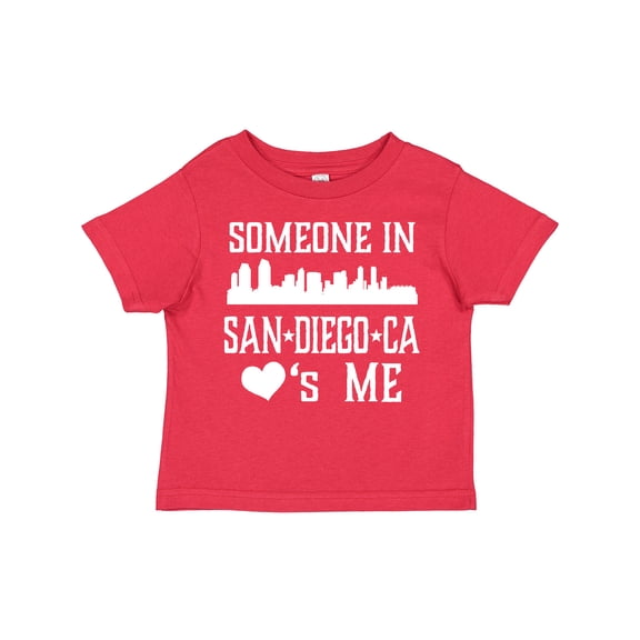 Inktastic San Diego Someone Loves Me Skyline Boys or Girls Toddler T-Shirt