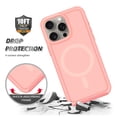 thumbnail image 2 of ELEHOLD Case for iPhone 15 Pro, Shockproof Slim Skin-Friendly Strong Magnetic Matte Case,Pink, 2 of 6