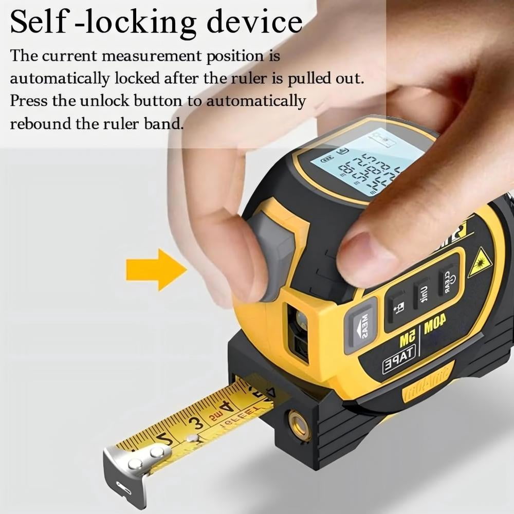 Multifunctional Tools Tape Measure, 2026 New 3-in-1 Rangefinder with Led Display, Digital Tape Measure