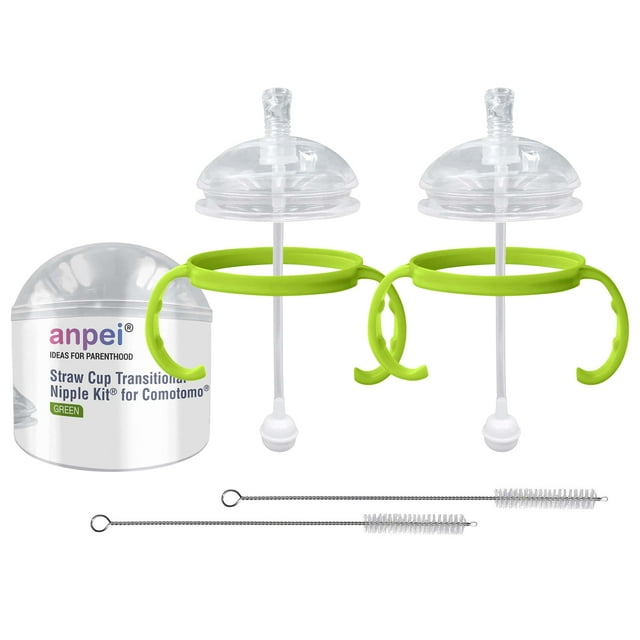 Kit de Vaso con Pajilla para Transición ANPEI para Comotomo 5 y 8 oz
