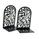 thumbnail image 4 of Sujetalibros de metal con silueta moderna de colibrí, decoración para estantes de libros Negro, 4 of 9