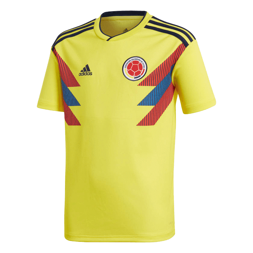 adidas Youth Soccer Colombia Home Jersey | BR3509 adidas Youth Soccer Colombia Home Jersey | BR3509
