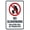 Warning Sign 4, variant on No Public Use of Dumpster Tin Warning Sign - 8"x12" Vintage Metal Decor (adjusted from 12x16) for Home Farm Bar Coffee Shop Club