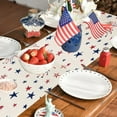 thumbnail image 4 of Darzheoy 4th of July Table Runner, America Flag Memorial Day Table Runners, Stars Stripes Patriotic Table Decoration, Independence Day Table Runner for Kitchen Dining Party Home Decor, 4 of 6