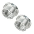 thumbnail image 2 of 2x Durable Aluminum Alloy Fitting Bungs Silver Color 3/8 NPT Connector Multi-Application for Fuel Tanks,, 2 of 5