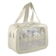 thumbnail image 4 of 1 Pc Bolsa de Maquillaje Grande y Conveniente para Mujeres para Vacaciones, Camping y Viajes de Negocios Beige-L, 4 of 4