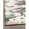 thumbnail image 7 of Rugs America Hanna VA35C Royal Blossom Pink Onyx Floral Transitional Black Area Rug, 2'x4', 7 of 7