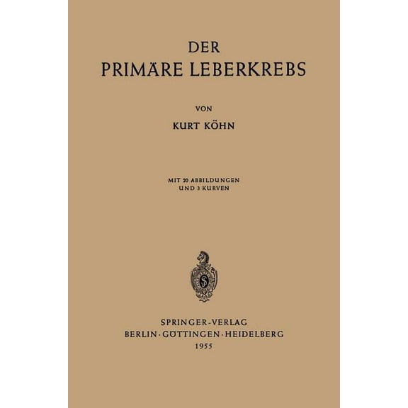 Der Primäre Leberkrebs, (Paperback)