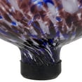 thumbnail image 6 of Northlight Outdoor Garden Swirled Gazing Ball - 10" - Purple and White, 6 of 6