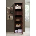 thumbnail image 4 of Hodedah 5-Shelf, 5-Door Multipurpose Cabinet, Multiple Colors, 4 of 5